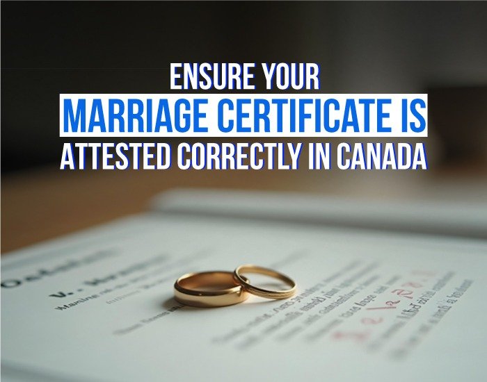 Ensure Your Marriage Certificate is Authenticated Correctly in Canada