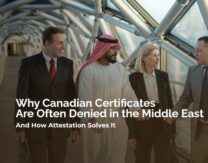 Why Canadian Certificates Are Often Denied in the Middle East – And How Authentication Solves It